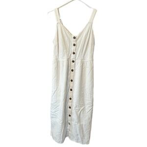 White Button-Down Dress